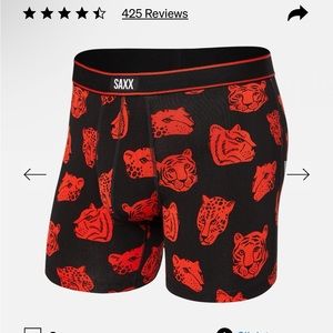 Saxx day tripper boxer brief black beast mode cougar